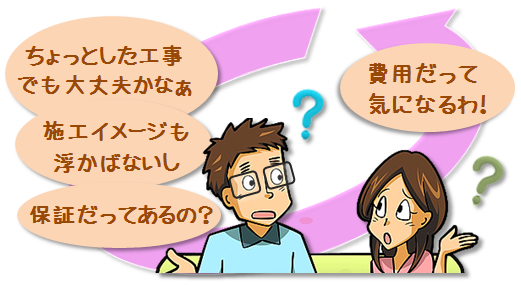 わからないことは解決しよう! お客様の悩み